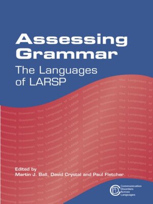 cover image of Assessing Grammar